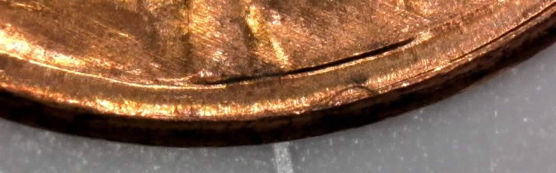 2017-P-Lincoln-Shield-Cent-With-Tiny-Retained-Cud-It's-Raised,-Die-Crack